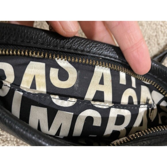 Marc by Marc Jacobs Classic Q Percy Black Pebble Leather Crossbody Mini Handbag - Picture 9 of 10